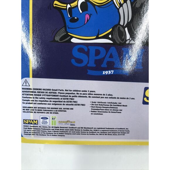 M2 Machines Auto Drivers 1: 64 Scale 1970 Ford Mustang Boss 429 Blue Spam Car - Picture 15 of 16